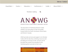 Tablet Screenshot of northwestweavers.org